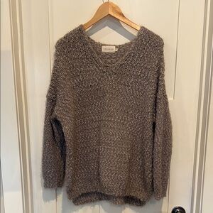 Dreamers tan sweater